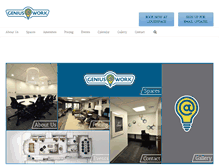 Tablet Screenshot of geniusatwork.net